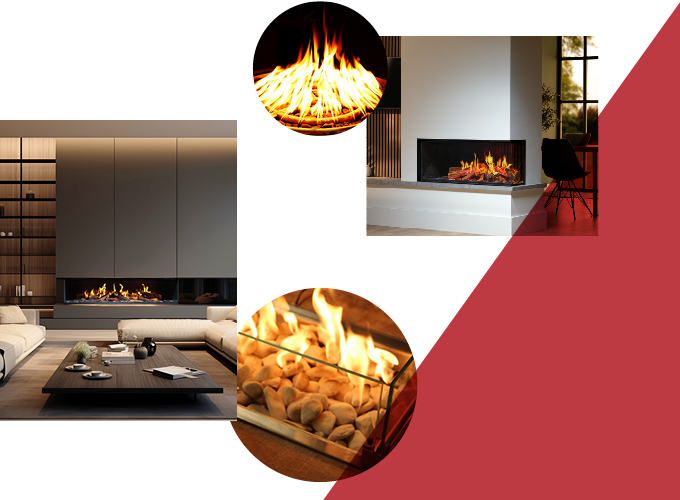 Montexport soluzioni senza canna fumaria - Design, tecnologia, calore